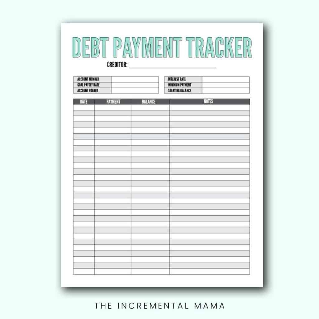 Free Blank Budget Worksheet Printables to Take Charge of Your Finances With Regard To Debt Repayment Budget Template Inside Debt Repayment Budget Template