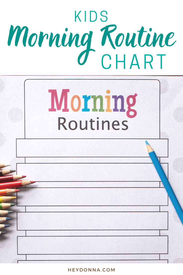 FREE Morning Routine Chart for Children In Morning Routine Checklist Template Intended For Morning Routine Checklist Template