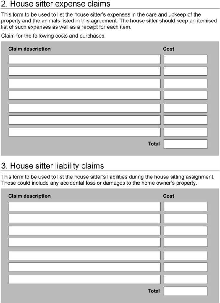 house-sitting-agreement-pdf-free-download-for-house-sitter-checklist-template-professionally