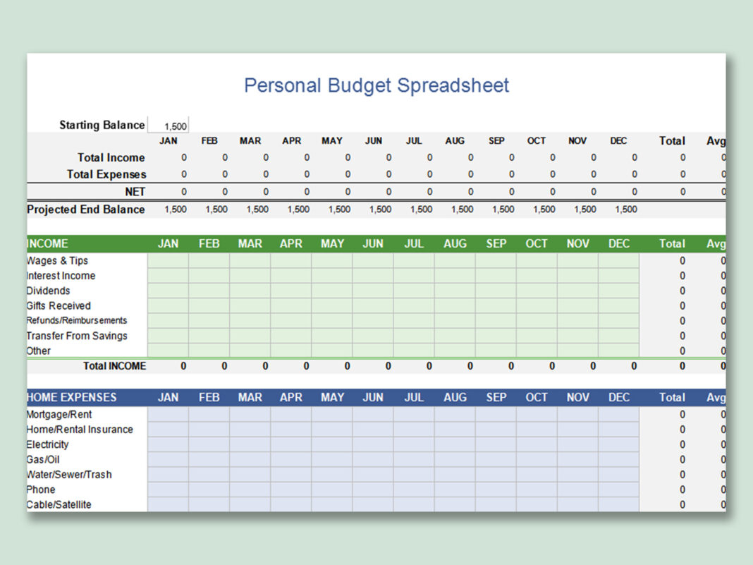 Household Budget Template Free Sample Example Format Premium  Regarding Personal Budget Worksheet Template For Personal Budget Worksheet Template