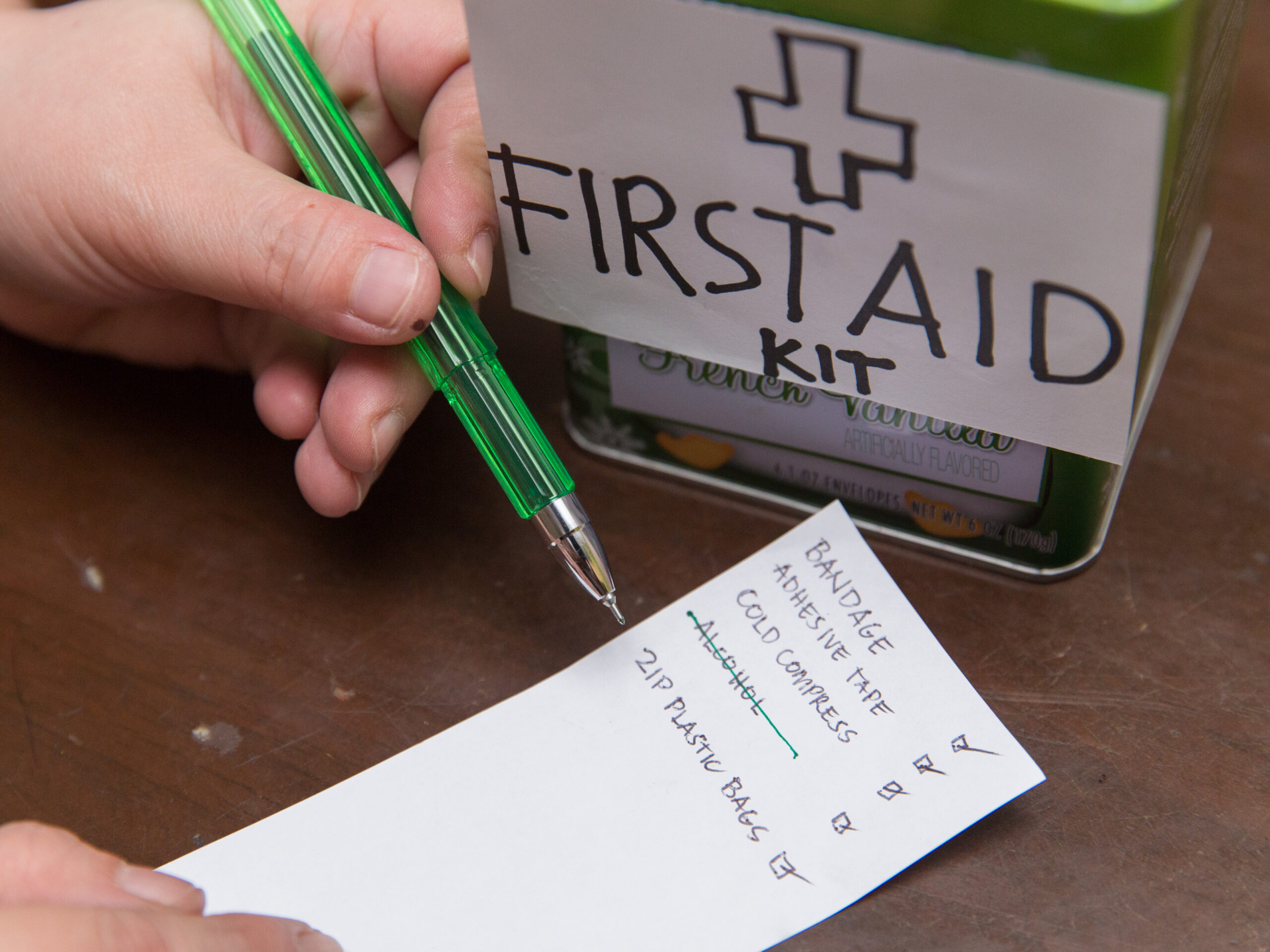 How to Make a First Aid Kit for Kids: 11 Steps (with Pictures) Regarding First Aid Kit Contents Checklist Template For First Aid Kit Contents Checklist Template