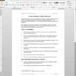 Internal Control Checklist Template  AC11 11 With Regard To Internal Controls Checklist Template