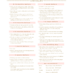Kostenloses Printable Wedding Beauty Checklist For Wedding Photo Checklist Template