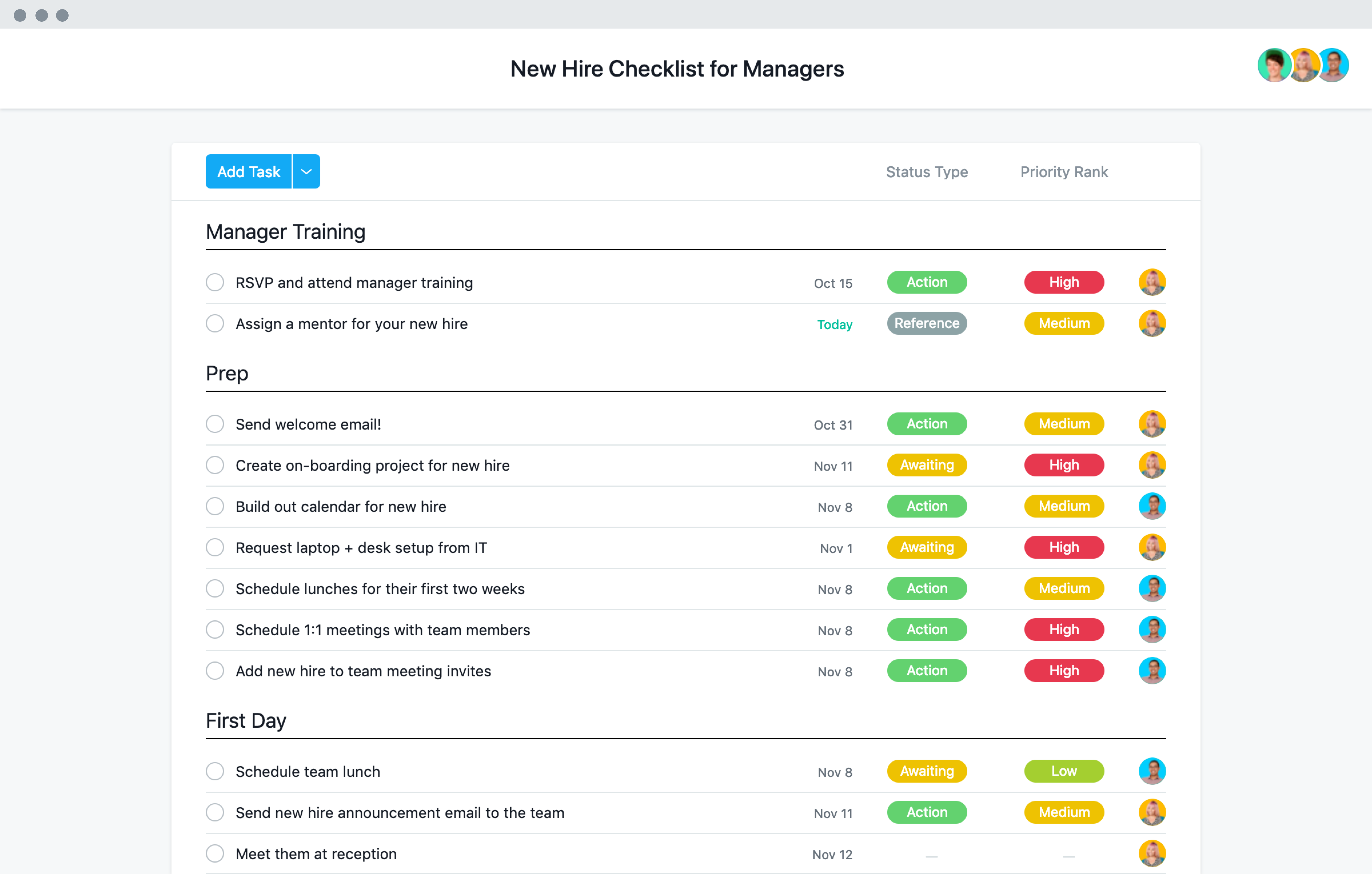 New Hire Checklist Template - New Employee Template • Asana Regarding New Employee Onboarding Checklist Template In New Employee Onboarding Checklist Template