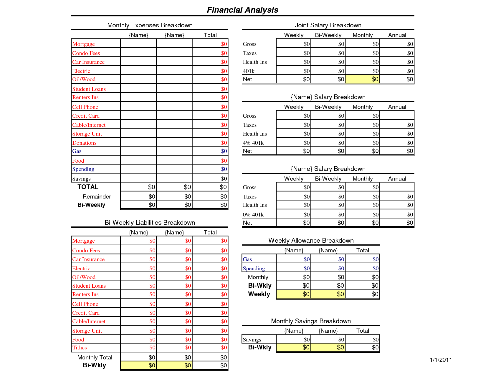 printable bi weekly budget sheet – PrintAll Intended For Bi-Weekly Budget Template With Regard To Bi-Weekly Budget Template