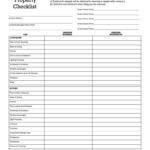 Rental Walkthrough Checklist Pdf – Fill Online, Printable, Fillable, Blank   PdfFiller Regarding Walk Thru Checklist Template
