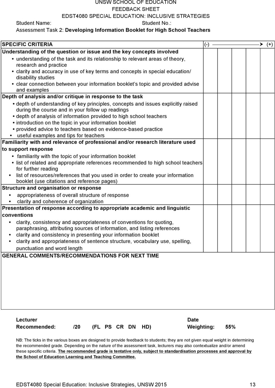 School of Education For Task Analysis Template For Special Education