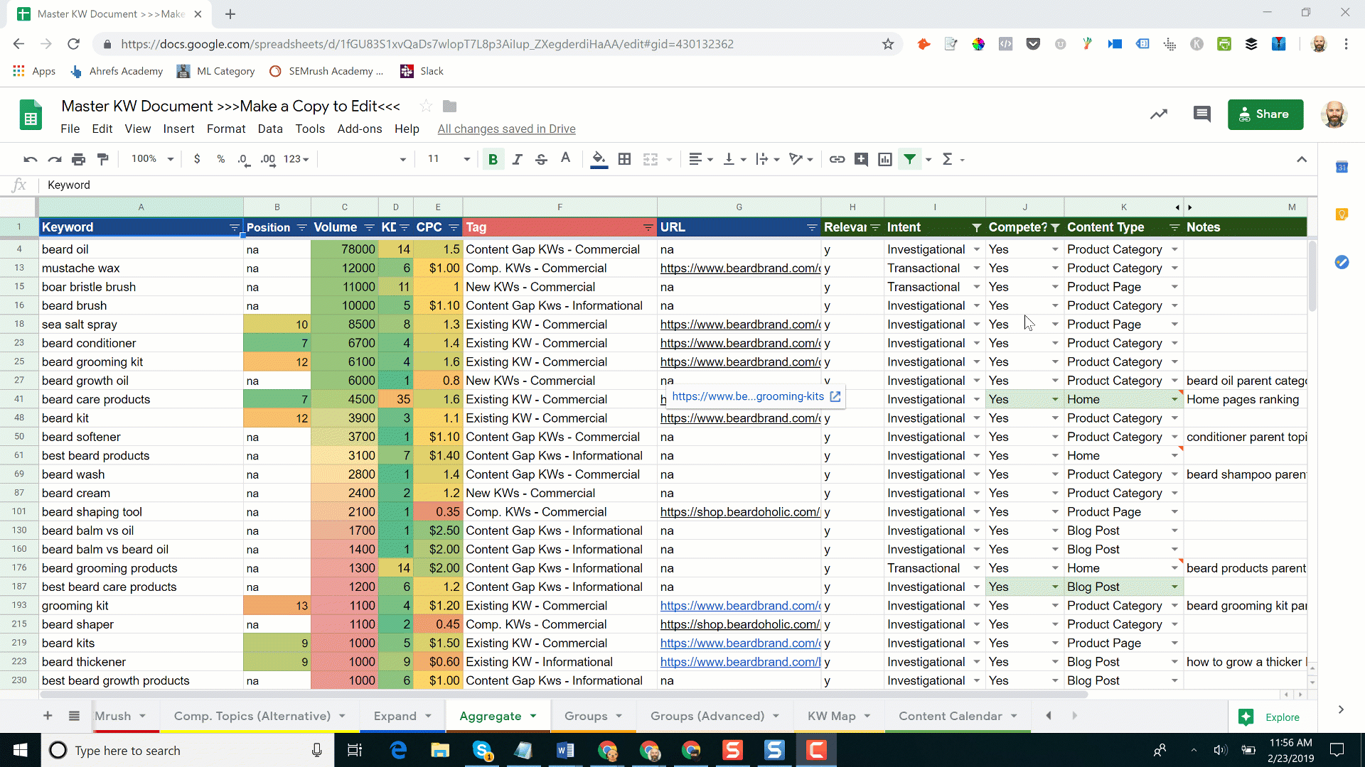 Simple 11-Step SEO Competitor Analysis Tutorial (With Template) Regarding Seo Competitive Analysis Template For Seo Competitive Analysis Template