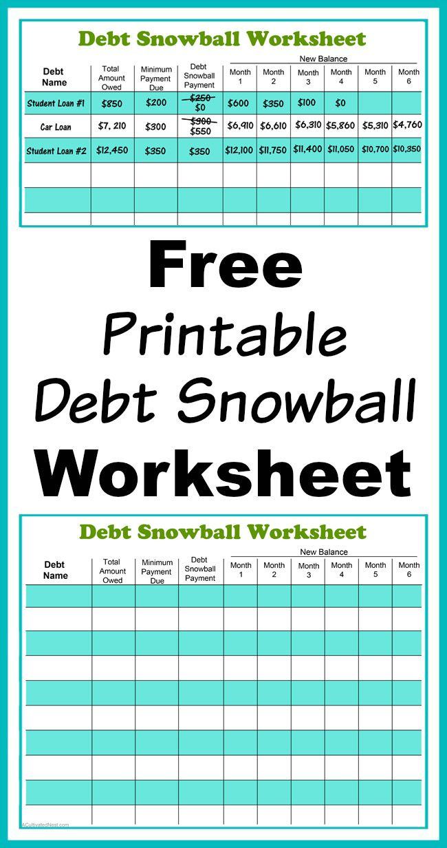 Snowball Debt Repayment Spreadsheet Template Etsy Worksheet Il  With Regard To Debt Repayment Budget Template For Debt Repayment Budget Template