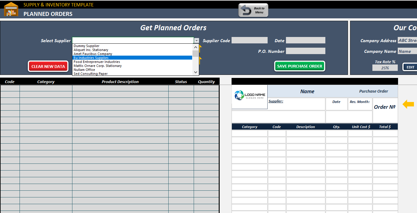 supplies inventory template - Torku Inside Office Supply Checklist Template Pertaining To Office Supply Checklist Template