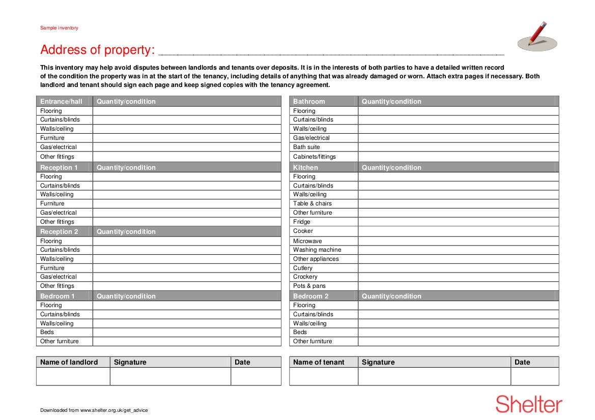template : 11 Landlord Inventory Examples  Examples With Regard  Pertaining To Rental Inventory Checklist Template With Regard To Rental Inventory Checklist Template