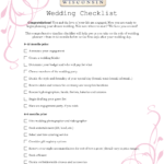 免费Wedding Day Items Checklist  样本文件在allbusinesstemplates.com For Wedding Dj Checklist Template