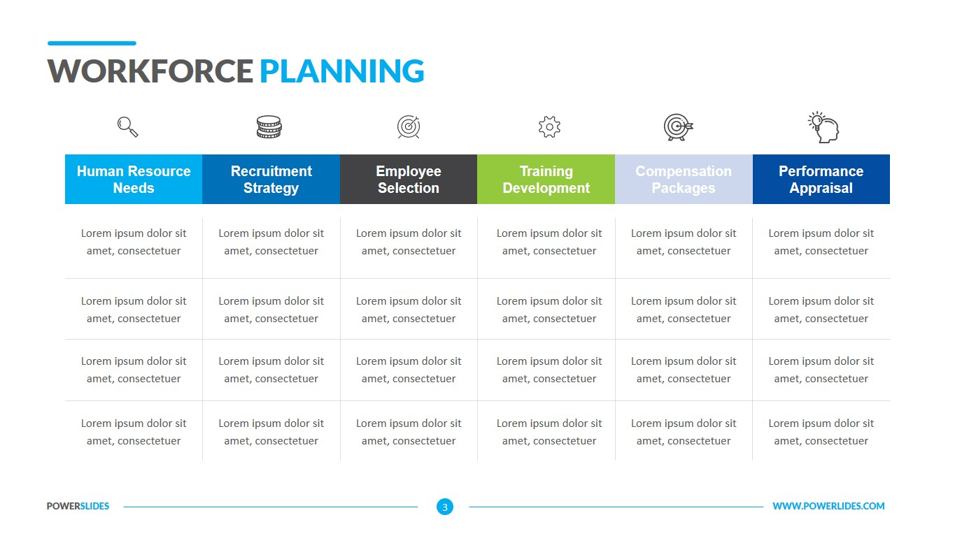 Workforce Planning Template  Download Now  PowerSlides™ Pertaining To Workforce Analysis Report Template For Workforce Analysis Report Template