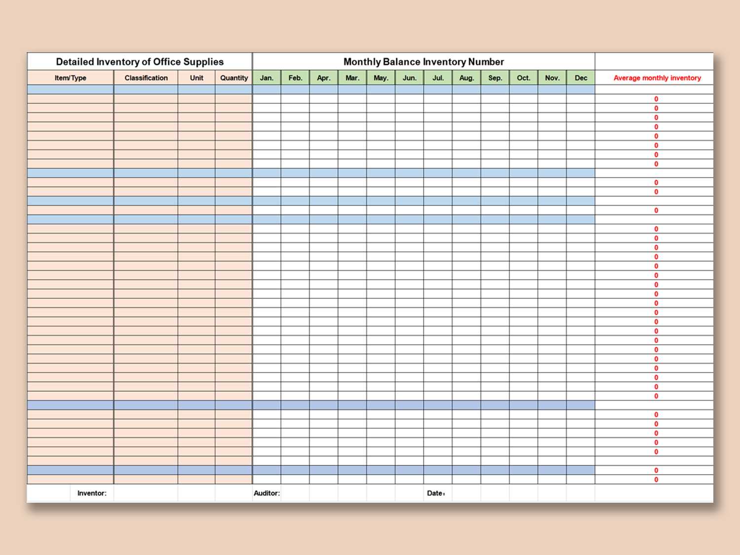 WPS Template - Free Download Writer, Presentation & Spreadsheet  Throughout Office Supply Checklist Template With Office Supply Checklist Template